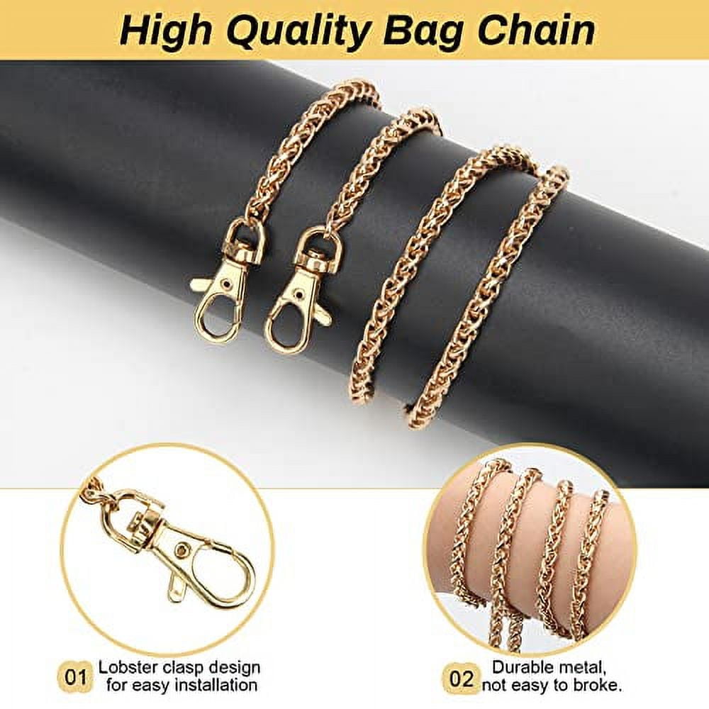 Tia Premium Purse Shoulder Bag Chain Strap Handle, Handbag Purse Chain  Replacement, Purse, Clutch Making, Replacement, Decoration & DIY (Golden  Chain with Premium Hook-105Cm, 1 Pc) : Amazon.in: Bags, Wallets and Luggage